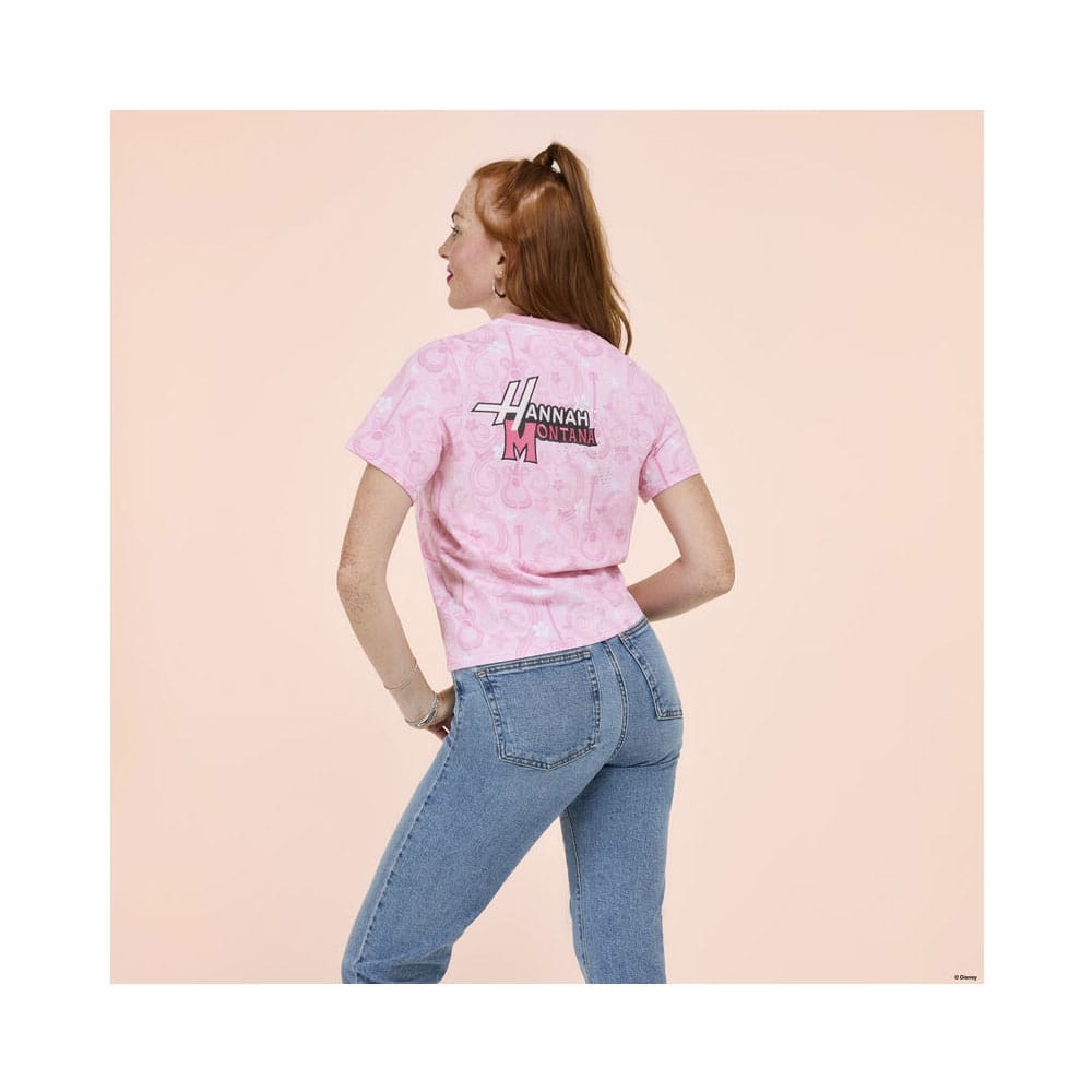 Disney by Loungefly Tee T-Shirt Unisexe Hannah Montana Shirred Hem (XXL)