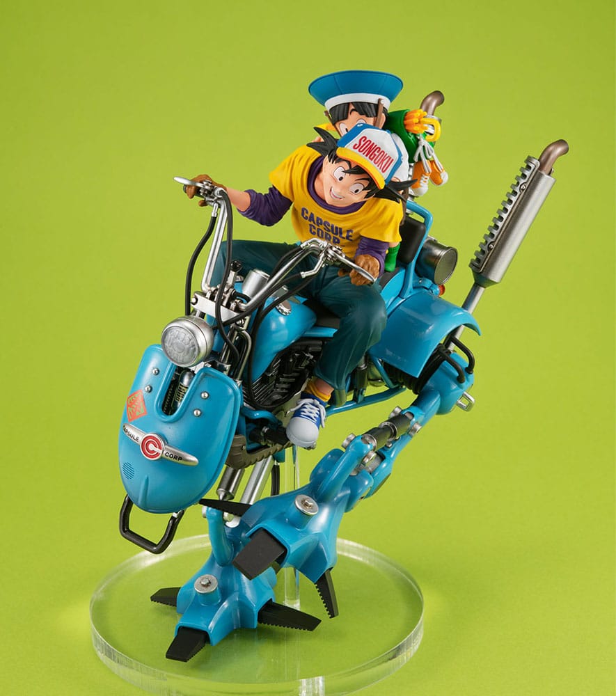 Dragonball Z Desktop Real McCoy EX diorama PVC Son Goku & Son Gohan & Robot with two legs 20 cm