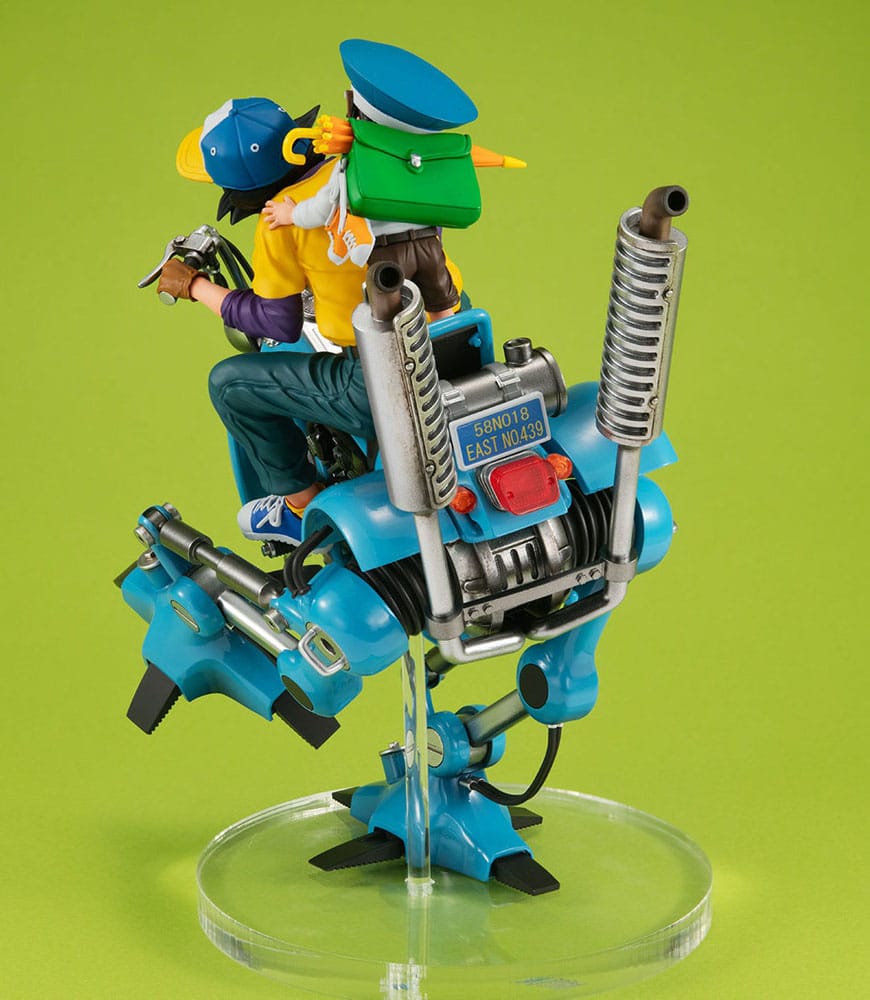 Dragonball Z Desktop Real McCoy EX diorama PVC Son Goku & Son Gohan & Robot with two legs 20 cm