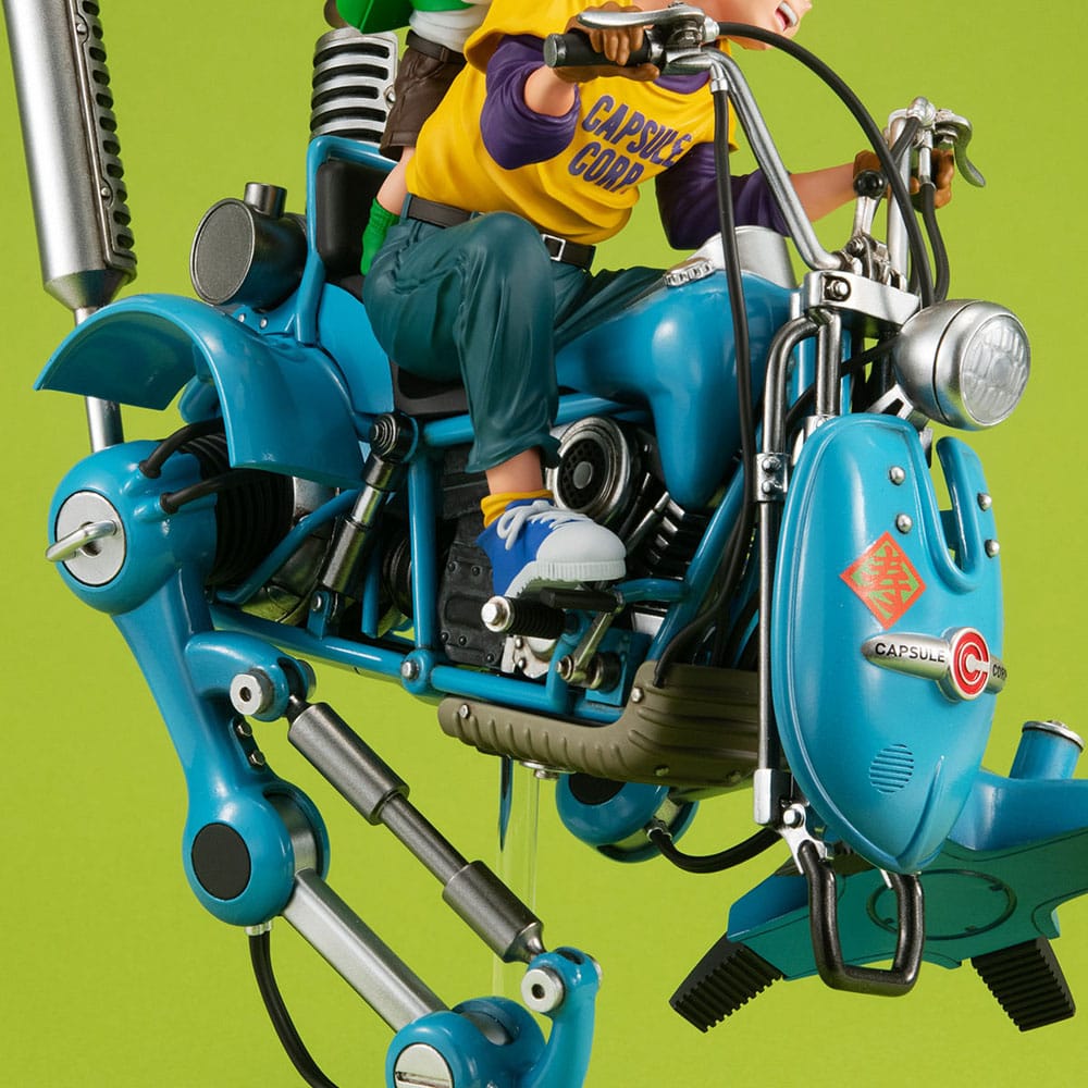 Dragonball Z Desktop Real McCoy EX diorama PVC Son Goku & Son Gohan & Robot with two legs 20 cm