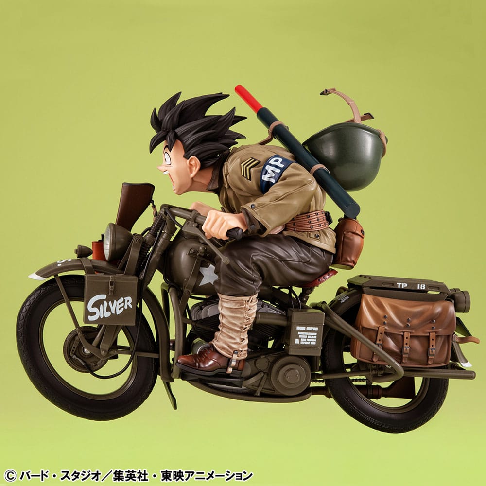 Dragonball Z 05 Desktop Real McCoy diorama PVC Son Goku & Bike 18 cm
