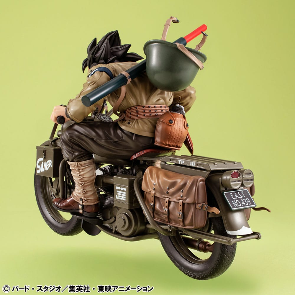 Dragonball Z 05 Desktop Real McCoy diorama PVC Son Goku & Bike 18 cm