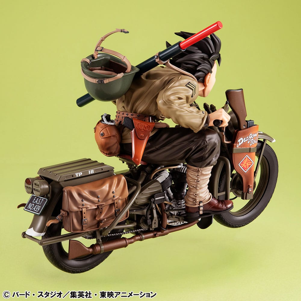 Dragonball Z 05 Desktop Real McCoy diorama PVC Son Goku & Bike 18 cm