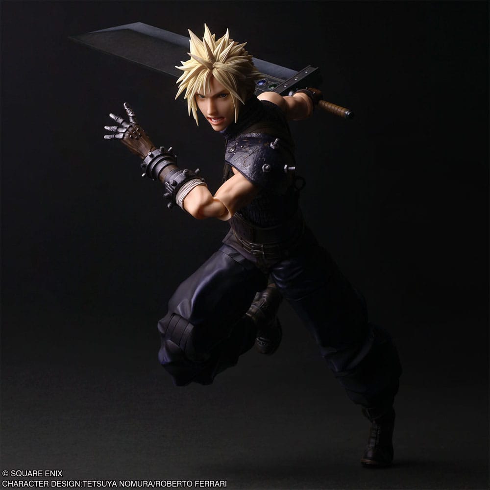 Final Fantasy VII Rebirth Play Arts Shin figurine Cloud Strife 27 cm