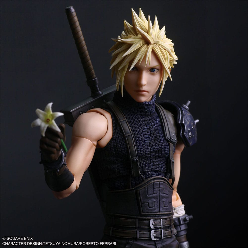 Final Fantasy VII Rebirth Play Arts Shin figurine Cloud Strife 27 cm