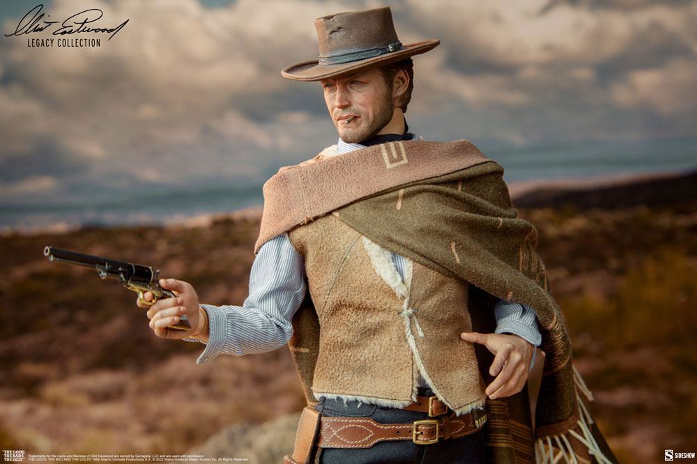 Le Bon, la Brute et le Truand figurine 1/6 Clint Eastwood Legacy Collection The Man With No Name 30 cm