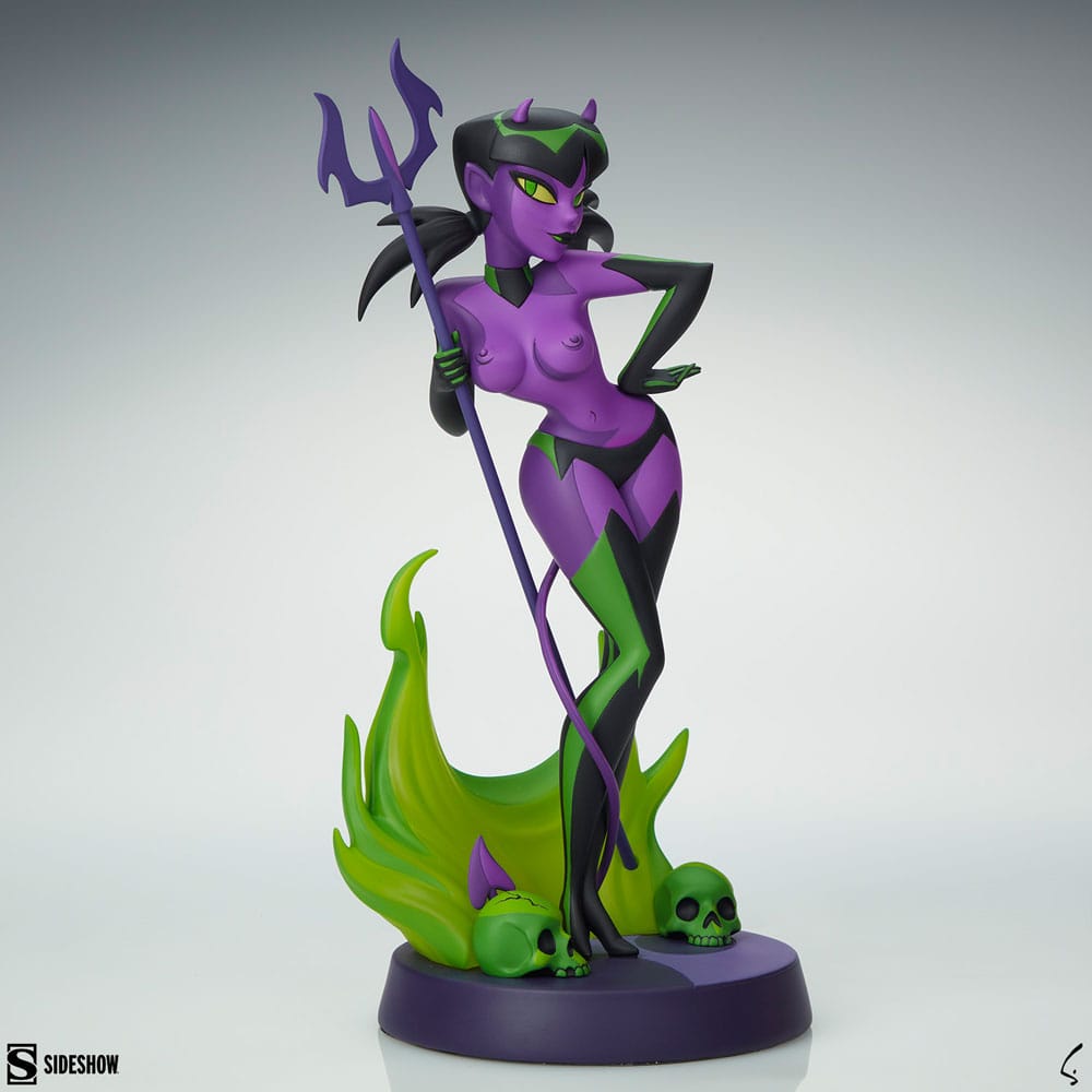 Original Artist Series statuette Devil Girl (Purple and Green Variant) 30 cm