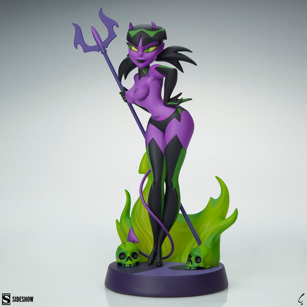 Original Artist Series statuette Devil Girl (Purple and Green Variant) 30 cm