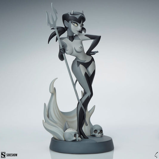 Original Artist Series statuette Devil Girl (Black and White Variant) 30 cm