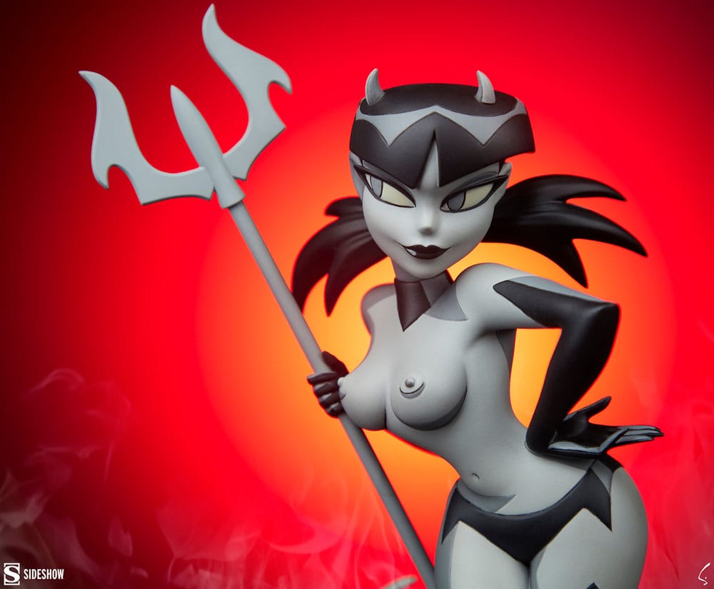 Original Artist Series statuette Devil Girl (Black and White Variant) 30 cm