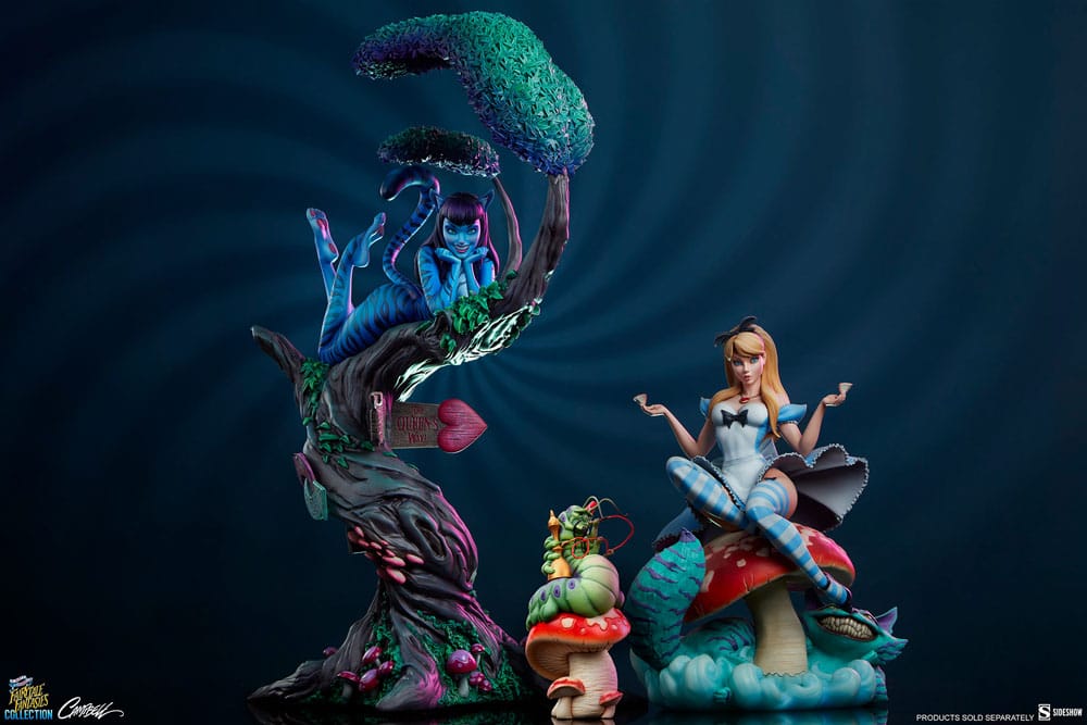 Fairytale Fantasies Collection statuette Lady Cheshire Cat (Deluxe Edition) 63 cm