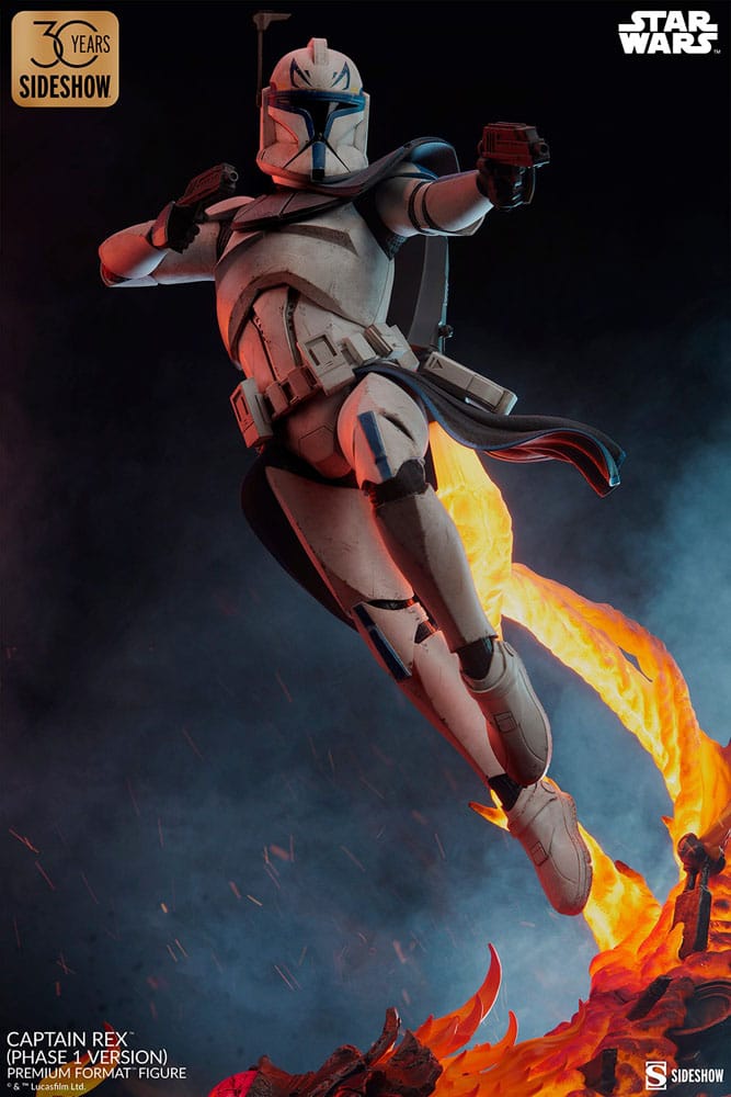 Star Wars statuette Premium Format Captain Rex (Phase 1 Version) Sideshow Exclusive 68 cm