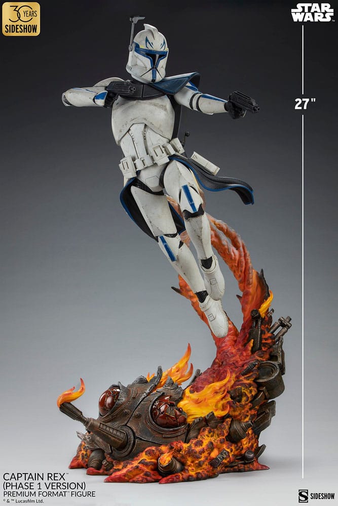 Star Wars statuette Premium Format Captain Rex (Phase 1 Version) Sideshow Exclusive 68 cm