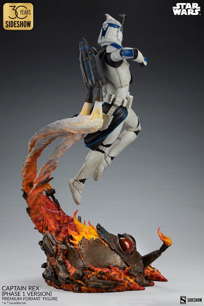 Star Wars statuette Premium Format Captain Rex (Phase 1 Version) Sideshow Exclusive 68 cm