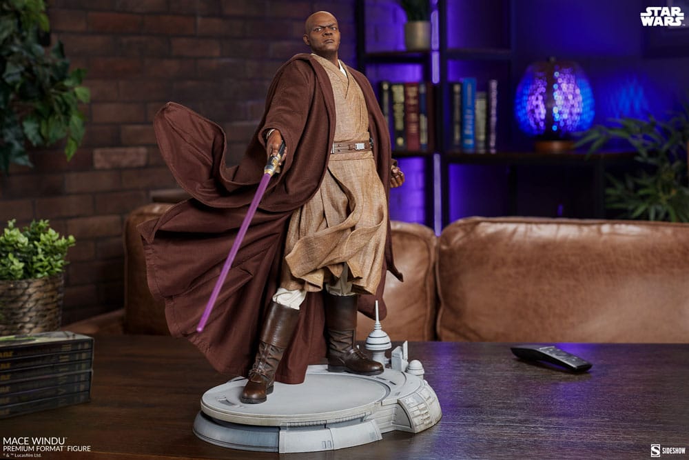 Star Wars Episode III statuette Premium Format Mace Windu 53 cm