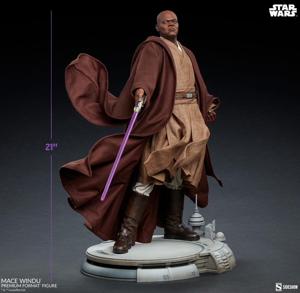 Star Wars Episode III statuette Premium Format Mace Windu 53 cm