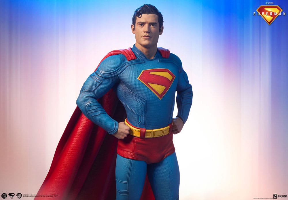 Superman (2025) statuettes Premium Format Superman 61 cm & Krypto 23 cm Bundle (2)