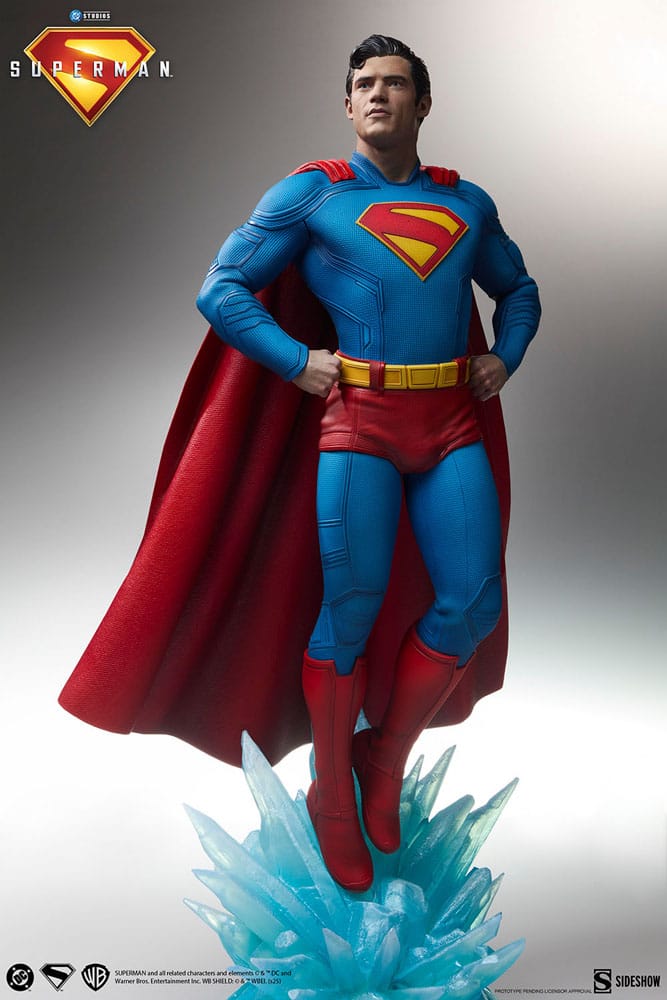 Superman (2025) statuettes Premium Format Superman 61 cm & Krypto 23 cm Bundle (2)