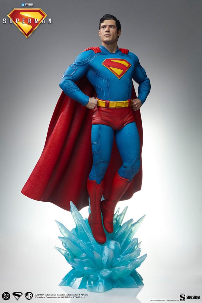 Superman (2025) statuettes Premium Format Superman 61 cm & Krypto 23 cm Bundle (2)