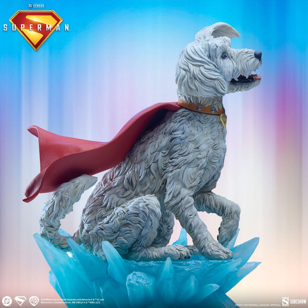 Superman (2025) statuettes Premium Format Superman 61 cm & Krypto 23 cm Bundle (2)