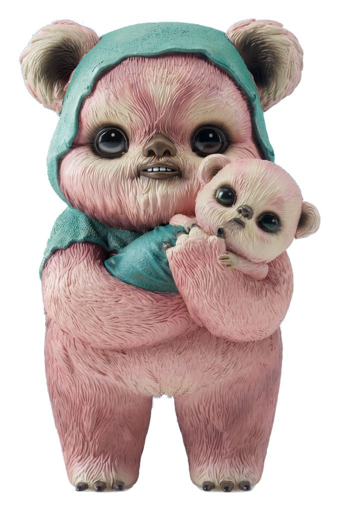 Star Wars statuette designer Ewok by Mab Graves Pink Variant 18 cm