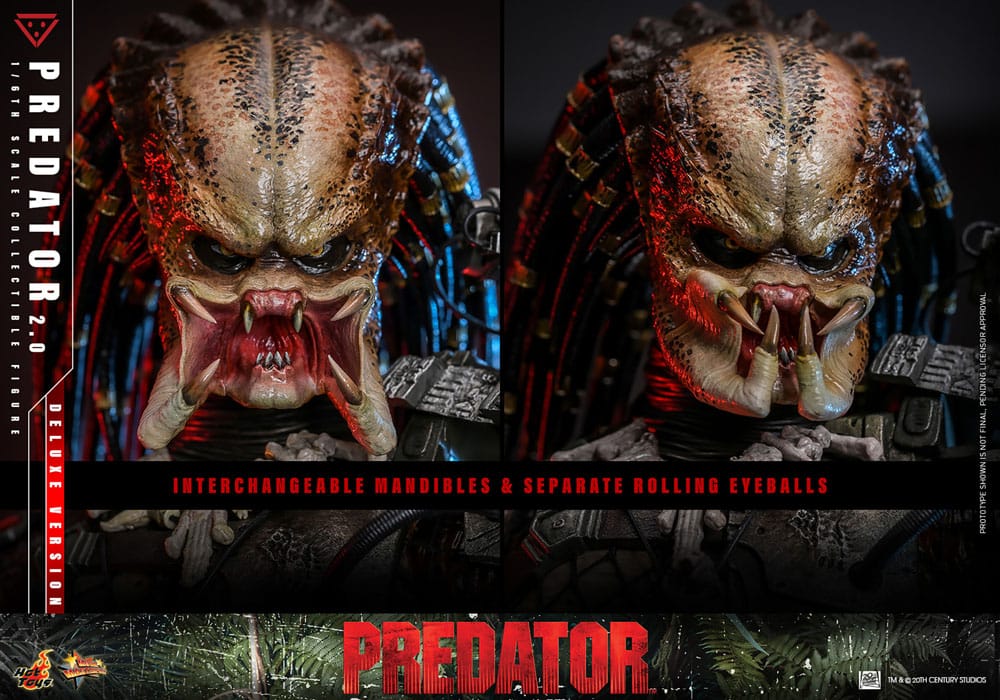 Predator figurine Movie Masterpiece 1/6 Predator (2.0) Deluxe Version 34 cm