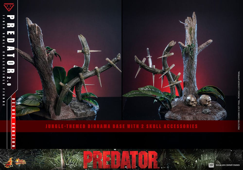 Predator figurine Movie Masterpiece 1/6 Predator (2.0) Deluxe Version 34 cm