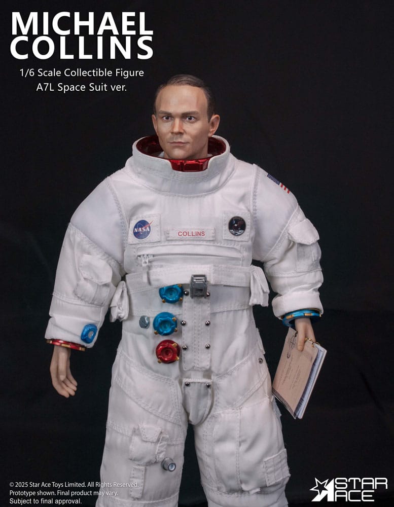 NASA Apollo 11 figurine 1/6 Michael Collins 30 cm