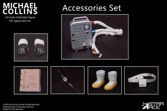 Apollo 11 accessoires pour figurine 1/6 Michael Collins