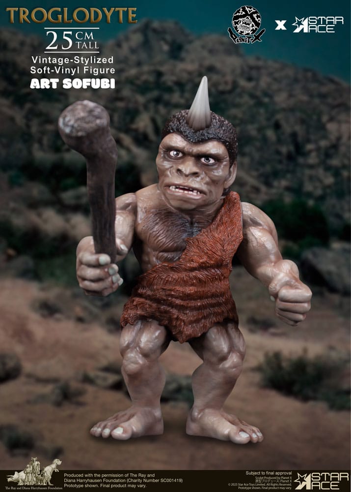 Ray Harryhausen statuette Soft Vinyl Troglodyte (Vintage-Style) 25 cm