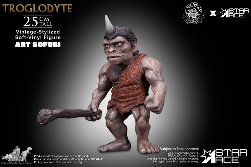 Ray Harryhausen statuette Soft Vinyl Troglodyte (Vintage-Style) 25 cm