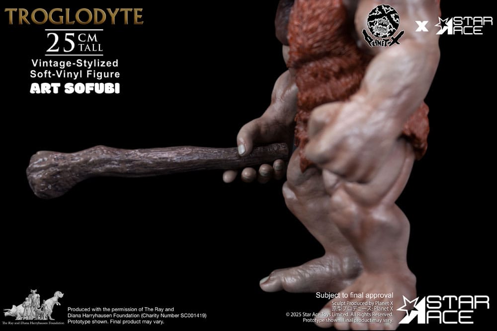 Ray Harryhausen statuette Soft Vinyl Troglodyte (Vintage-Style) 25 cm
