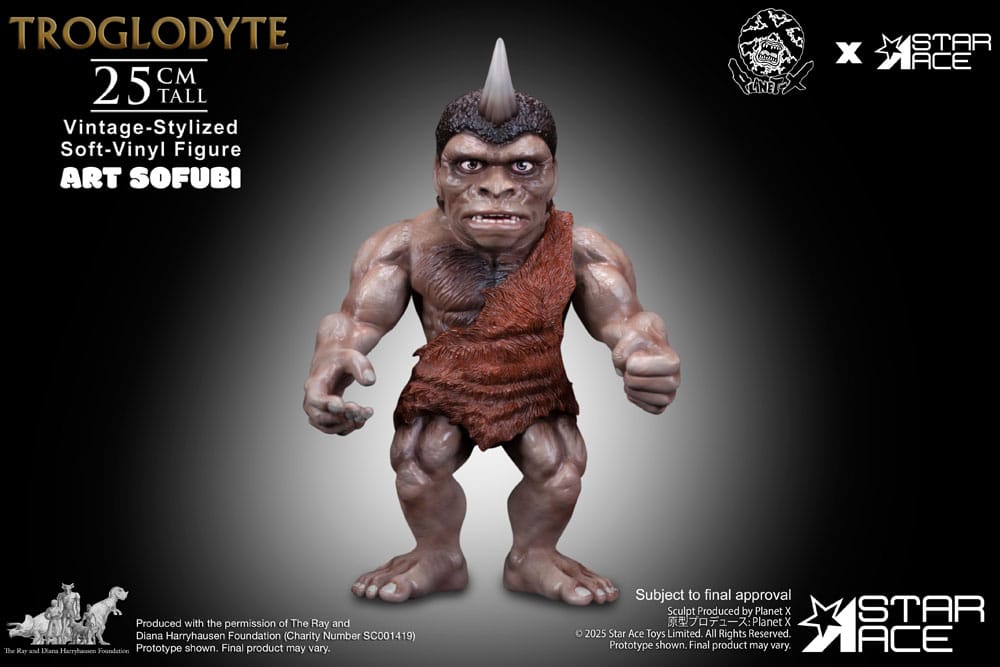 Ray Harryhausen statuette Soft Vinyl Troglodyte (Vintage-Style) 25 cm