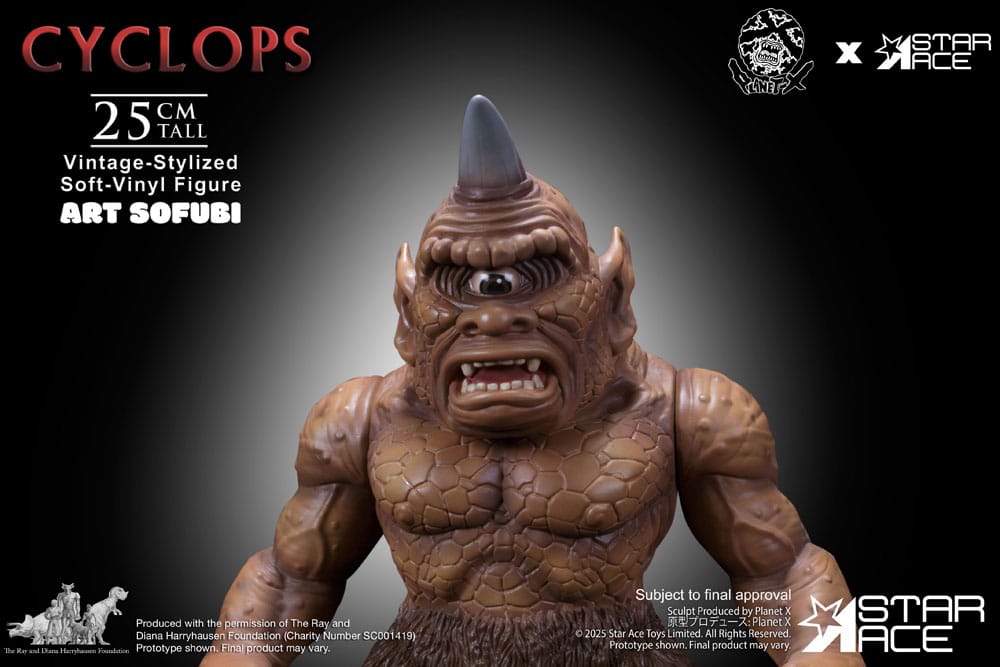Ray Harryhausen statuette Soft Vinyl Cyclops (Vintage-Style) 25 cm