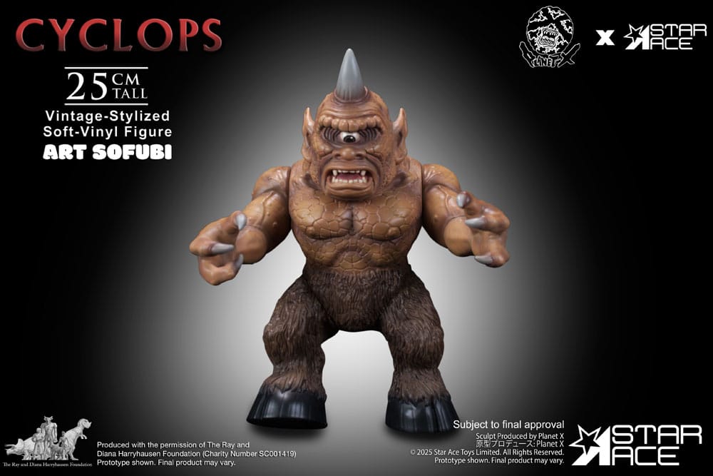 Ray Harryhausen statuette Soft Vinyl Cyclops (Vintage-Style) 25 cm