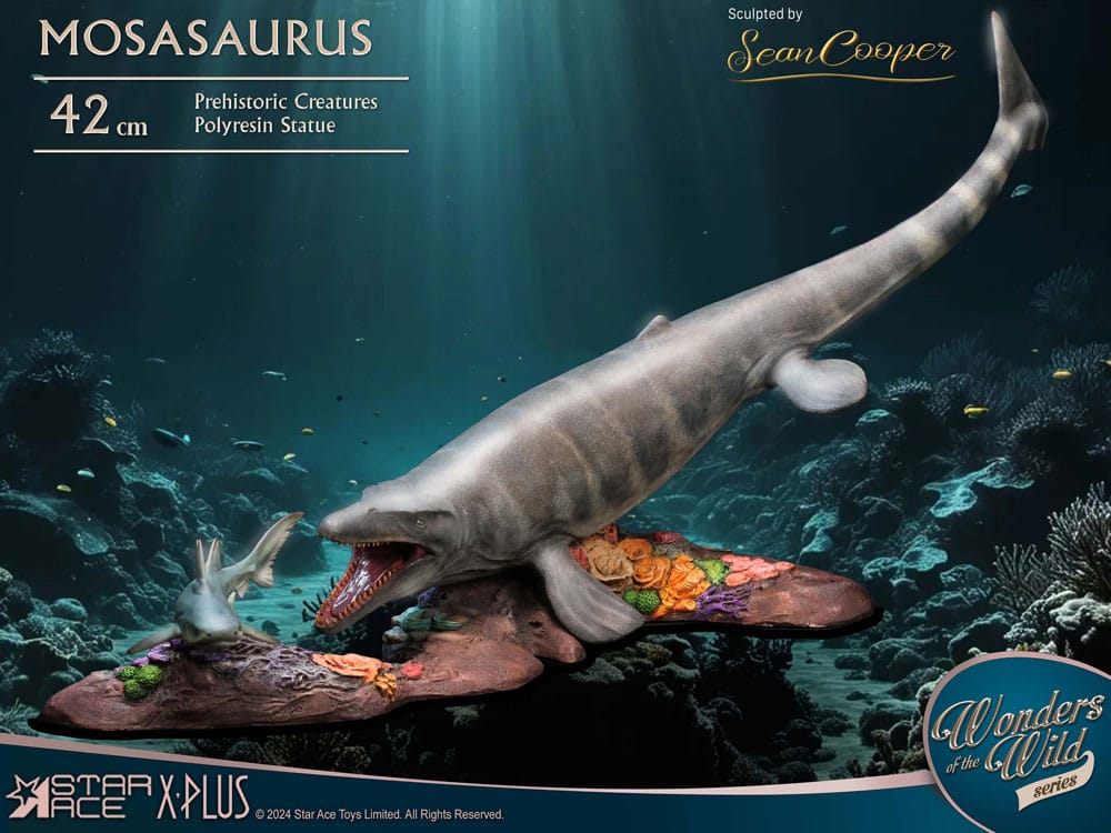 Wonders of the Wild statuette Mosasaurus (DX) 42 cm