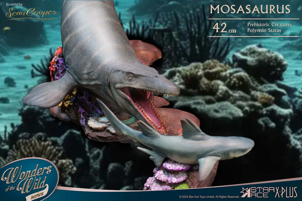 Wonders of the Wild statuette Mosasaurus (DX) 42 cm