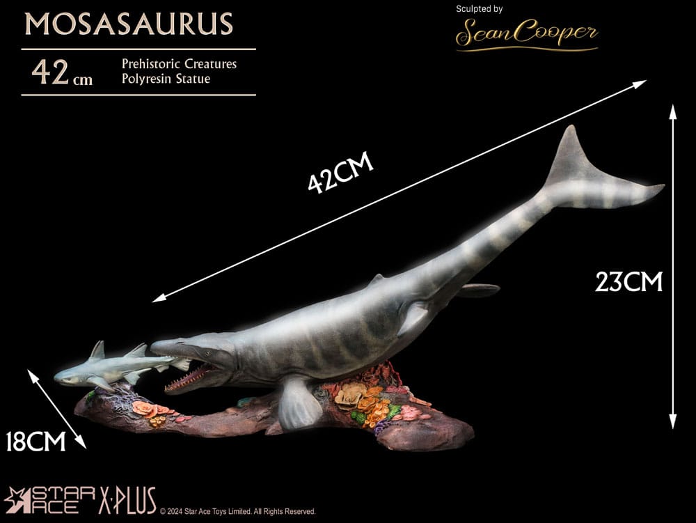 Wonders of the Wild statuette Mosasaurus (DX) 42 cm