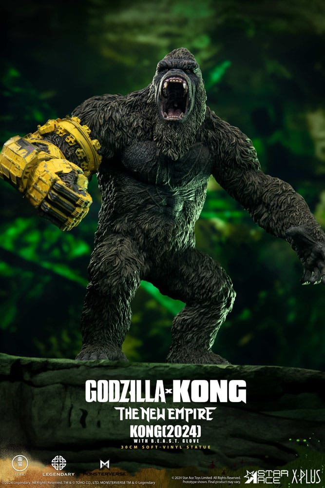 Godzilla vs. Kong: The New Empire statuette Soft Vinyl Kong with B.E.A.S.T. Glove 30 cm