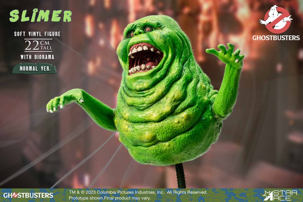 Ghostbusters statuette 1/8 Slimer Normal Version 22 cm
