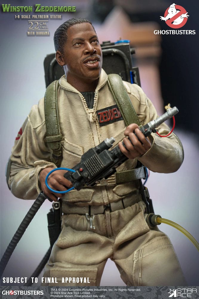 Ghostbusters statuette  1/8 Winston Zeddemore 22 cm