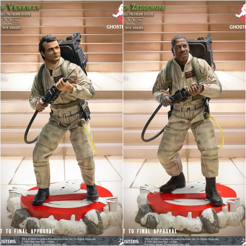 Ghostbusters statuettes 1/8 Peter Venkmann + Winston Zeddemore Twin Pack 22 cm