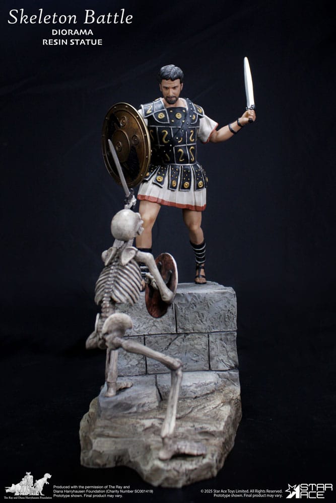 Ray Harryhausen statuette 1/8 Skeleton Battle Scene 30 cm