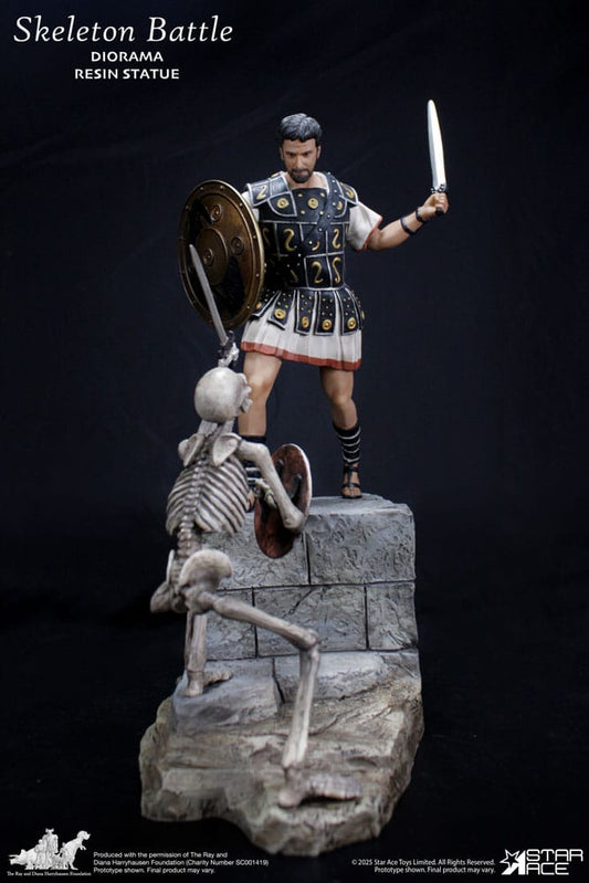 Ray Harryhausen statuette 1/8 Skeleton Battle Scene 30 cm