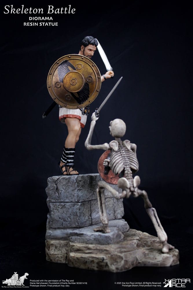 Ray Harryhausen statuette 1/8 Skeleton Battle Scene 30 cm