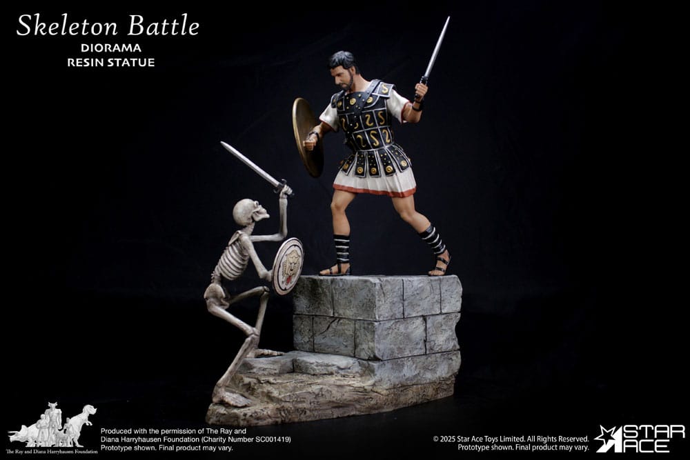 Ray Harryhausen statuette 1/8 Skeleton Battle Scene 30 cm
