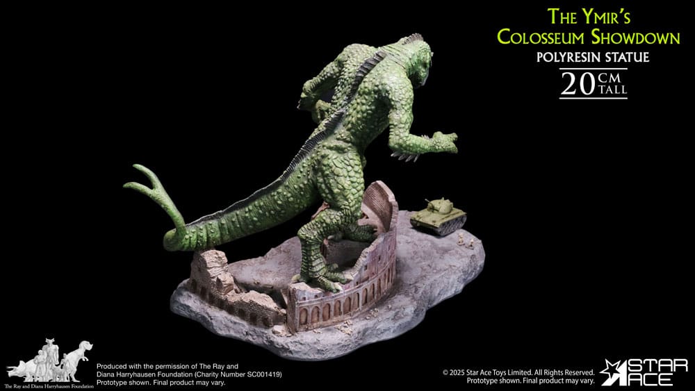 Ray Harryhausen statuette 1/8 The Ymir's Colosseum Showdown 20 cm