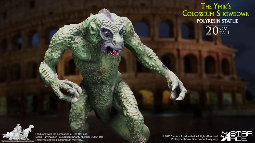 Ray Harryhausen statuette 1/8 The Ymir's Colosseum Showdown 20 cm