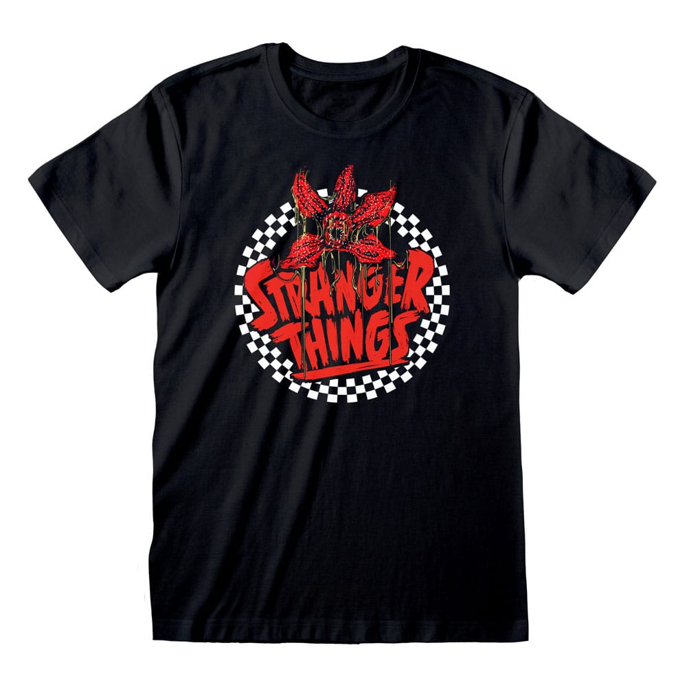 Stranger Things T-Shirt Checkered Circle (S)