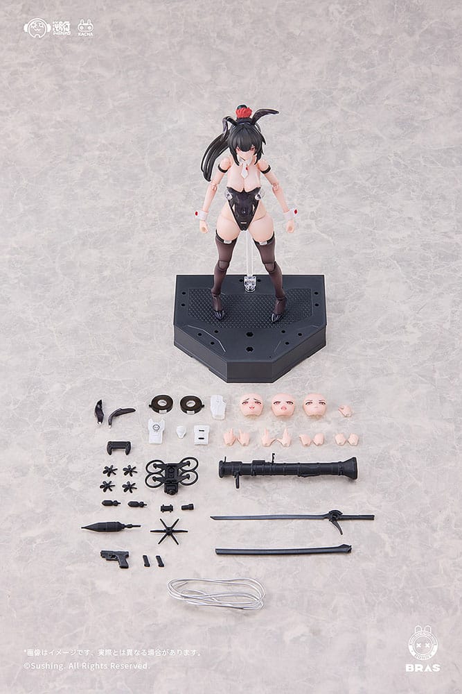 Bunny Rapid Action Squad figurine 1/12 Attacker Runa 16 cm
